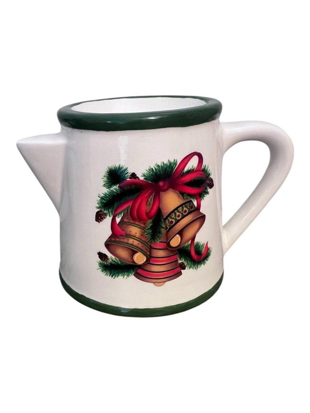 Vintage Christmas Ceramic Simmering Pot Tealight Potpourri Warmer Bells TD 94